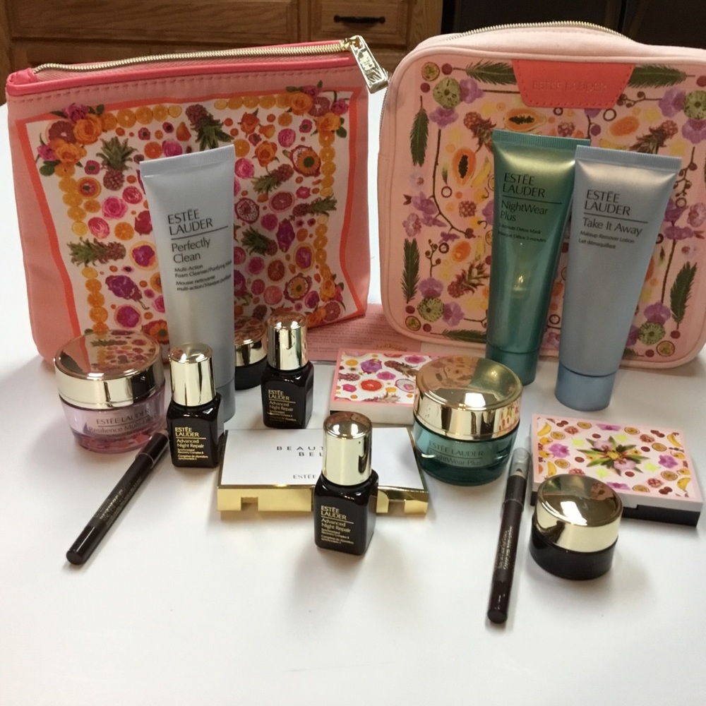 Estée Lauder Travel Size Bags and Make Up
